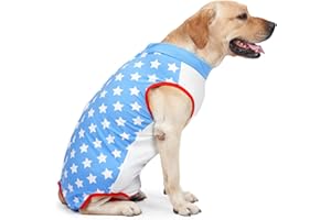 JODSEN Traje de Recuperación para Mascotas - Alternativo para Perros y Gatos, Collar Postoperatorio para Heridas Abdominales y Cirugía (X-Large)