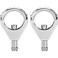 Bid4ze Chome Motorcycle Fork Clamp Turn Signal Clamps For Harley Softail Fat Bob Street Bob Mount Bracket 49mm Fork Tube