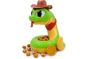 MASYOSH Rattle Heist Snake Game for Adults Kids, Horror Decompression Snake Toys, Induction Trigger Fake Hungry Snake Toys, Rattlesnake Tricky Game