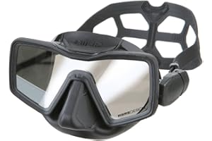 OMER Apnea mask monolens silicone black mirror lenses