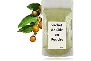 Al Badil - Sidr / azufaifa en polvo (polvo de hoja de iziphus), bolsa de 50 gr