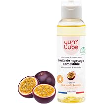 Gel De Massage Chauffant Comestible Goût Caramel BLANCRÈME - 75ml - Fabriqué En France