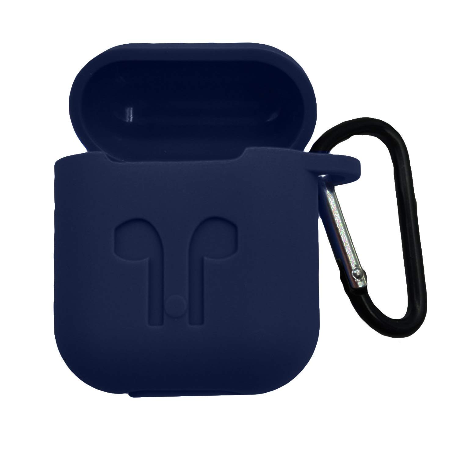 Brain Freezer TPU Shock Proof Protection Carrying Box Case Compatible with AirPods 1 & 2 Only (Not Compatible with Petron, Earpods, Airpod 3) Wireless Headset Earphone Blue (Airpod Not Included)