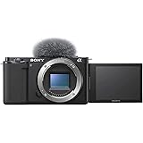 Sony Alpha ZV-E10 APS-C Mirrorless Interchangeable Lens Vlog Camera (Pivoting Screen for Vlogging, 4K Video, Real-Time Eye Au