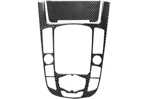 rrx Carbon Fiber Interior Panel Frame Cover Trim Compatible with Audi A4 B8 A5 8T 2009-2016 (Gear Shift Dashboard Frame D)