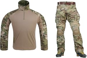 EMERSONGEAR Gen3 Paintball Pants with Knee Pads,Military Combat Trousers Army Airsoft Combat BDU Pants Shirts, Pants, Ranger Green