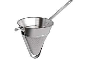 Gobel - Tamis Chinois Étamine INOX avec Protection Renforcé - Fer Blanc matière écoresponsable - Ø 20 cm - Fabriqué en France