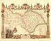 Produktbild North Yorkshire-Antike Weltkarte-- Karte, 50.80 x 40.64 cm