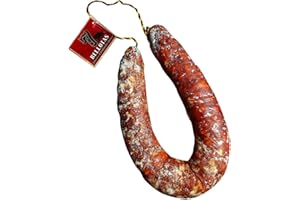 7 BELLOTAS Chorizo 100% race Ibérique | CHORIZO Espagnol Ibérico Pata Negra Bellota de Salamanca (Chorizo spicy +500G)