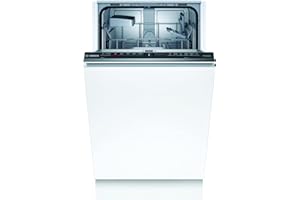 Bosch Home & Kitchen Appliances Bosch SPV2HKX39G Serie 2 Fully Integrated Dishwasher with 9 place settings, Home Connect, ExtraDry, InfoLight and DossageAssist, DuoPower Spray Arms, 60cm
