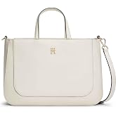 Tommy Hilfiger TH GLAM SATCHEL Kadın El &Ccedil;antası Soft Cream OS