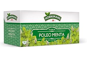 Hornimans Poleo Menta Infusión con Ingredientes 100% Naturales | 25 bolsitas | Sin Teína