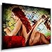 Produktbild Leinwandbild Akt Erotik Sexy Girl (Bild auf Leinwand 121x81x2cm) k. Poster / Weitere Bilder - Wandbilder - Kunstdrucke - Foto auf Leinwand - Alle Bilder fertig gerahmt mit Keilrahmen.