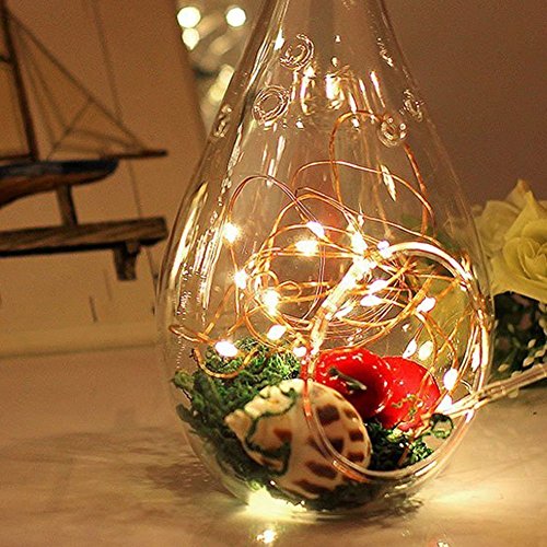 B-right® 30er Micro LED Lichterketten mit Batterie, LED lichterketten draht, Warmweiß, Dekoration für Terrasse, Garten, Schlafzimmer, Weihnachtsfest, Hochzeit - 6