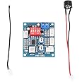 Walfront DC 12V Four Wire Thermostat PWM Fan Speed Controller Governor Module for PC Fans Cooling