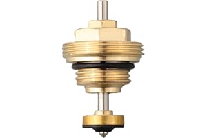 DRHOMEAM Valvola di ritorno Pin Nucleo M30x1.5 Collettore Riscaldamento A Pavimento Inserto Valvola In Ottone per Attuatore UFH Riscaldamento A Pavimento Parti Strumento 1PC