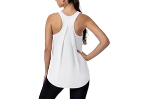 Dawnrole Gym Tops for Women Racerback Sleeveless Yoga Shirts Gym Athletic Running Top
