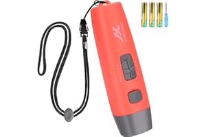 Aytop Silbato Electrónico, Silbato de Arbitro Electrónico Profesional Volumen Ajustable de 3 Tonos y 3 Niveles Emergencia para Entrenador Clases Deportivas, Camping Actividades, Arbitro