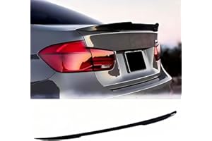 OYTHO Auto Heckspoiler Spoiler für BMW 3 Series F30 2012-2018, Auto Kofferraum Heck Spoiler Heckflügel Lippe Spoiler Heckspoiler Car Tuning Accessories,1 Bright Black