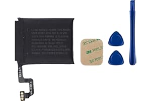Swark Batterie de rechange A2058 compatible avec Apple Watch 4 Series 4 (4ème génération) 40 mm modèle A1975 A1977 A2007 (GPS + Cellular/GPS) avec kit d'outils de réparation amélioré