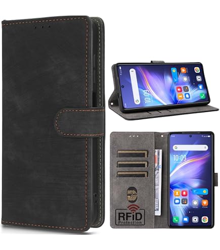 KEJI Cover Custodia Libro in Pelle Portafoglio con Supporto Flip