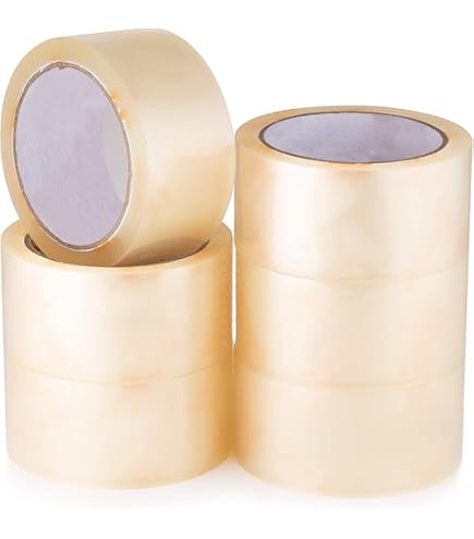 72 Rolls Of Clear Low Noise Tape 50mm X 66m Strong Sticky Packaging Parcel Tapes - View #4