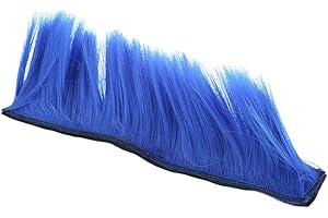 B Blesiya Perruque Mohawk de Casque de Moto Skinhead Crête Wig Accessoire Voyant de Casque - Bleu, 300 mm