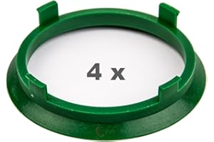 4 x pneugo! Bagues de centrage pour jantes alu 71.6 mm - 64.1 mm