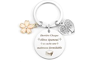 HISXIERNG Cadeaux Maitresse D'école Cadeau Maitresse d Ecole Cadeau Fin D'année Maitresse Cadeau Fin d Année Maitresse Idée Cadeau Maitresse Cadeau Maître Cadeau Remerciement Cadeau Maître D'école Fin D'année