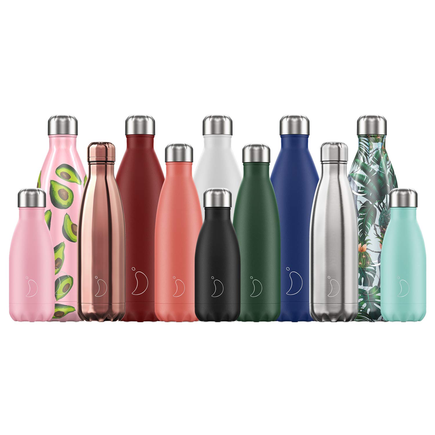 Chilly s Bottles New 2019 Logo Leak Proof No Sweating BPA Free 