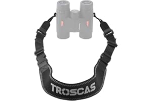 EYESKEY Binocular Straps for birding, Neoprene Optic Straps | Loop Connectors | Field Repair Buckle | Lightweight | Adjustable Length Neck Straps for Binoculars Cameras (Type 1)