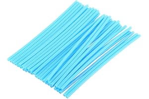 Motorrad Speichencover, Haofy 36 Stück Motorrad Speichenabdeckung Speichenschutz Abdeckung Speichen, Universal Motocross Felgen Speichenhäute für Motorrad Dirtbike Fahrrad, Himmelblau