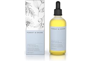 FOREST & SHORE Aceite para el cabello Hallelujah®, 100% natural certificado, protección y tratamiento con aceite de coco orgánico, hidratante y reparador para cabello dañado y seco