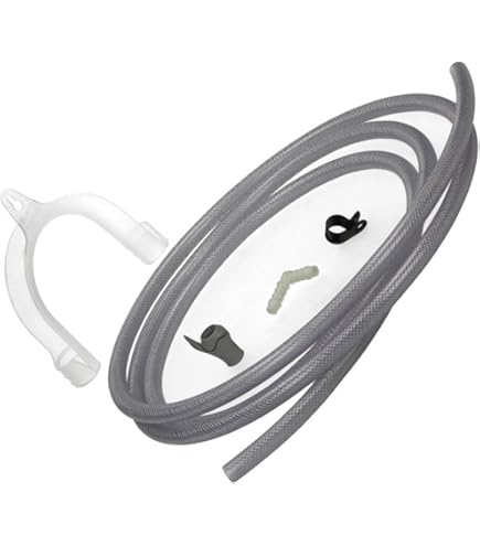 Raccordo Doppio Scarico Lavatrice E Asciugatrice ACQUASTILLA - Con Valvola Non Ritorno, Bianco - Foto 11