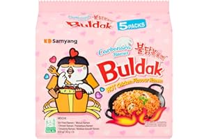 SAMYANG Korean Import - Samyang Hot Chicken Flavour Buldak Ramen Carbonara Noodles - Pack of 5