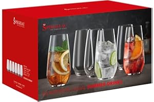 Spiegelau Authentis Casual 4800292 - Juego de 6 vasos de cristal (550 ml, aptos para lavavajillas)