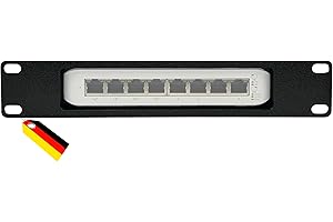 MECHONIX 10-Zoll (10 inch) Rackmount Halterung für UniFi Switch Lite USW-Lite-8-POE, Kunststoff, Schwarz
