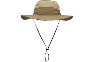 Outfly Breite Krempe Sonnenhut für Herren Mesh Bucket Hat Leichter Bonnie Hut Outdoor Angelhut