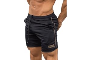 FRAUIT Pantaloncini Palestra Uomo Bodybuilding Shorts Uomini Running Bermuda Basket Pantalone Tuta Sportive Pantaloni Lavoro Slim Fit con Tasche di Cotone Leggins Sport Corti Allenamento Gym