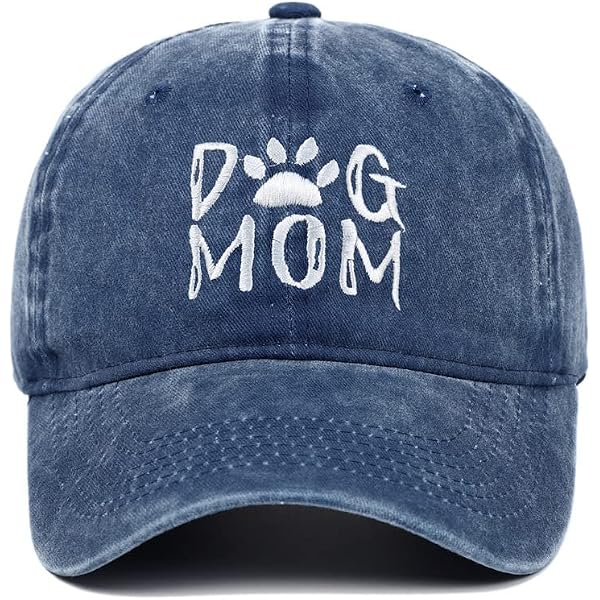 Cappellino Baseball Dog Mom Per Donne | Ricamo Ricamato E Tessuto Lavato | Regolabile E Perfetto Per Amanti Dei Cani - 2
