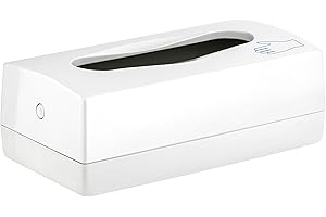 Dispenser per confezione di guanti monouso Utilizzabile a parete o a banco Mar Plast Art. 685 Bianco Made in Italy