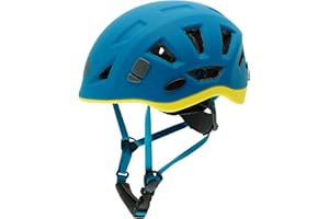 Kong Italy Leef SZ. Uni Saffron Casque d'escalade Adulte Unisexe, Pétrole/Jaune, Taille Unique
