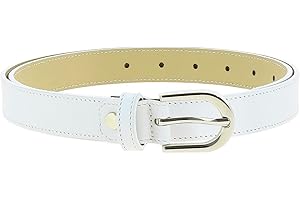 FASHIONGEN - Ceinture pour femme en Cuir Italien, LUNA, Fabriqué en France