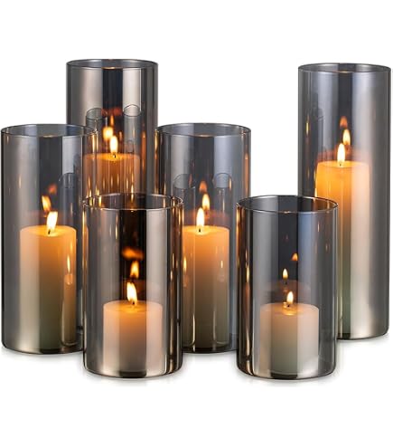 Lot De 4 Bougeoirs LSA International Pearl - Hauteur 6,5 Cm, Finition Nacré Élégante