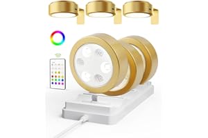 EZVALO Picture Lights for Wall with Charging Station, Rechargeable Battery Magnetic Poster Lights with 3 Color Temps & 12 RGB, Remote Dimmable Timer Light, Wall Decor Light for Art Display (6 Pack)