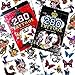 One Book of 6 Sheets 85+ Girls Ladies Colourful Sexy Arty Butterflies Temporary Tattoos for parties, gifts, etc - by Fat-Catz-copy-catz