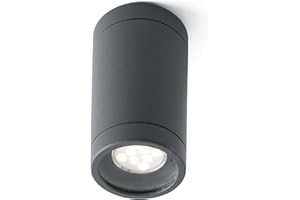 FARO BARCELONA Faro 71374 - OLOT Lampada plafoniera grigio scuro