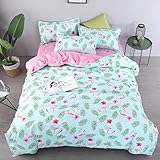 ✿Paquete incluido：1 funda de edredón y 2 fundas de almohada
