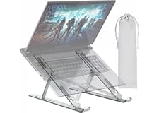 SupCares Laptop Stand 7 Height Adjustable, Aluminium, Ventilated, Foldable, Portable Laptop Holder for Desk & Table Mount Upt