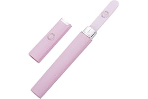 Malva Belle Best Crystal Glass Nail File – Long Lasting Double Sided Tempered Glass File - Professional Salon Manicure/Pedicure Filing Tool for Natural Nails - Pastel Lilac (2 mm)